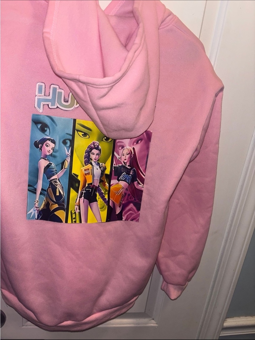 Pink Graphic Hoodie Sweater -kids